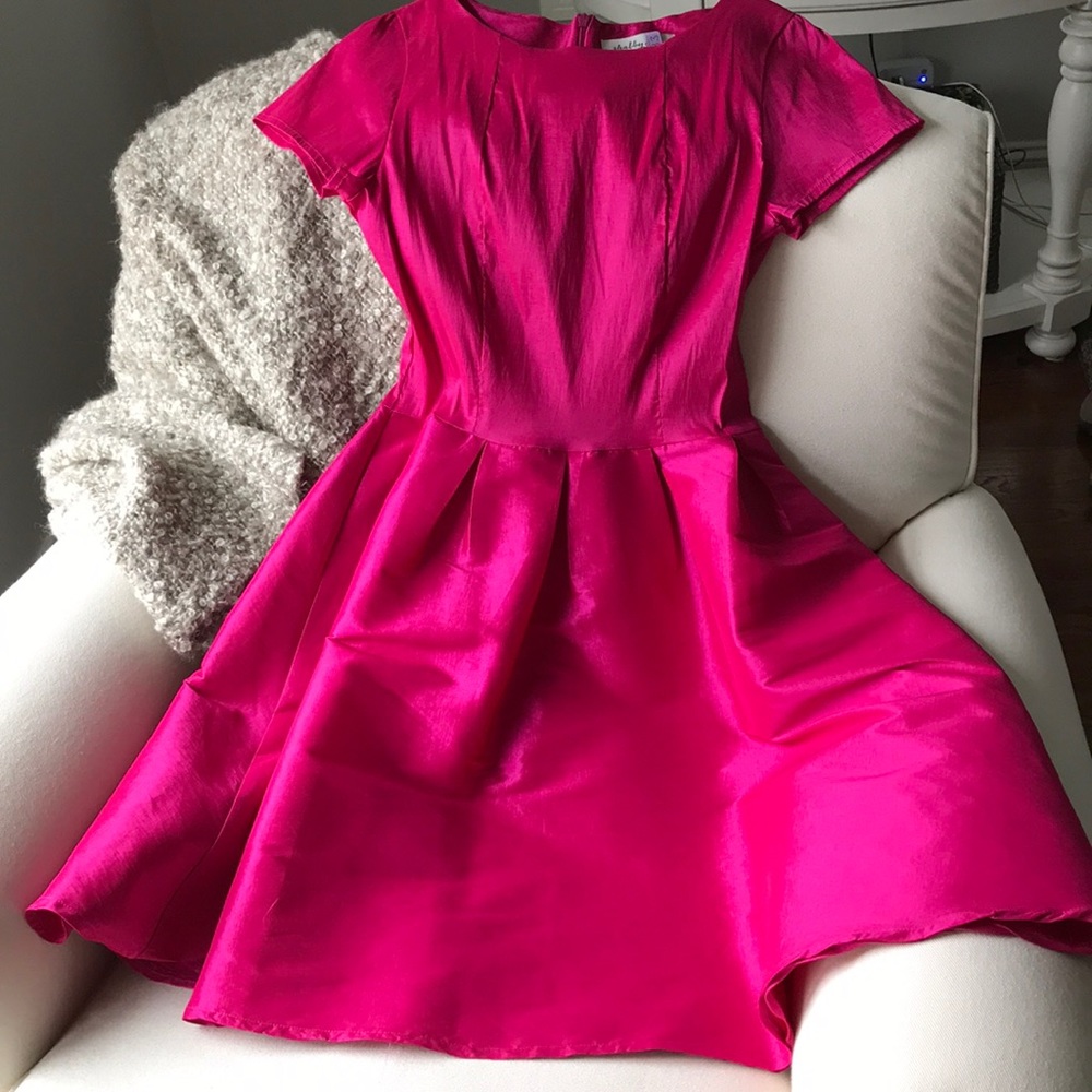 Bright pink shabby apple dress